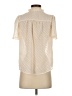Mine 100% Polyester Ivory Short Sleeve Blouse Size S - photo 2