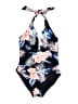 DKNY Tropical Black One Piece Swimsuit Size M - photo 1