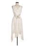 DKNY 100% Polyester Ivory Cocktail Dress Size 6 - photo 1