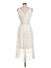 DKNY 100% Polyester Ivory Cocktail Dress Size 6 - photo 2