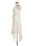 DKNY 100% Polyester Ivory Cocktail Dress Size 6 - photo 5