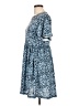 Lefties Print Blue Casual Dress Size L - photo 5
