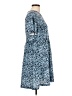 Lefties Print Blue Casual Dress Size L - photo 4