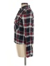 New Look Plaid Red Long Sleeve Button-Down Shirt Size M - photo 5