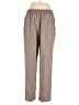 Simply Vera Vera Wang 100% Polyester Solid Tan Casual Pants Size L - photo 2