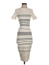 Milly Argyle Gray Casual Dress Size P (petite) - photo 1