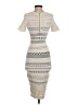 Milly Argyle Gray Casual Dress Size P (petite) - photo 2