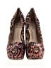 Qupid Animal Print Purple Heels Size 7 - photo 2