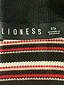 Lioness Stripes Burgundy Pullover Sweater Size XS - photo 7