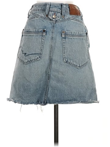 We the Free Denim Skirt (view 2)