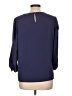 DKNY 100% Polyester Blue 3/4 Sleeve Top Size L - photo 2