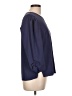 DKNY 100% Polyester Blue 3/4 Sleeve Top Size L - photo 4
