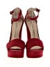 Chinese Laundry Red Sandals Size 7 - photo 2