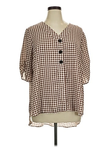 Cato 3/4 Sleeve Blouse (view 1)