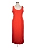 Aqua Solid Orange Cocktail Dress Size XL - photo 1