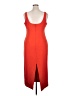 Aqua Solid Orange Cocktail Dress Size XL - photo 2