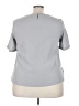 Maggie Barnes 100% Polyester Gray Short Sleeve Blouse Size 18 - photo 2