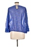 Chico's 100% Polyester Blue 3/4 Sleeve Blouse Size Lg (2) - photo 2