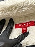 Guess 100% Polyester Solid Ivory Faux Fur Jacket Size M - photo 6