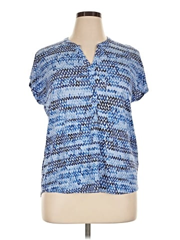 Dana Buchman Short Sleeve Henley (view 1)