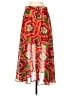 Live 4 Truth 100% Polyester Paisley Red Casual Skirt Size M - photo 2