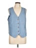 SOHO Apparel Ltd 100% Polyester Blue Vest Size L - photo 1