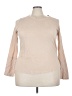 Downeast 100% Cotton Tan Long Sleeve Blouse Size XXL - photo 1