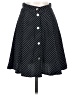 A. Byer Polka Dots Black Casual Skirt Size 3 - photo 1