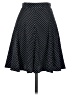 A. Byer Polka Dots Black Casual Skirt Size 3 - photo 2