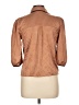 Monteau Polka Dots Orange 3/4 Sleeve Blouse Size L - photo 2