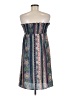 Glam 100% Polyester Paisley Blue Casual Dress Size M - photo 2
