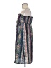 Glam 100% Polyester Paisley Blue Casual Dress Size M - photo 5