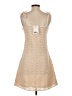H&M 100% Polyester Tan Cocktail Dress Size S - photo 2