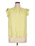 Ann Taylor 100% Polyester Yellow Sleeveless Blouse Size XL - photo 1