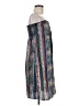 Glam 100% Polyester Paisley Blue Casual Dress Size M - photo 4