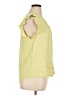 Ann Taylor 100% Polyester Yellow Sleeveless Blouse Size XL - photo 4