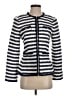Ann Taylor Stripes Blue Jacket Size 4 (petite) - photo 1