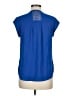 Daniel Rainn 100% Polyester Blue Short Sleeve Blouse Size 8 - photo 2