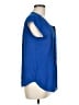 Daniel Rainn 100% Polyester Blue Short Sleeve Blouse Size 8 - photo 4