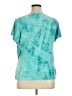 Roz & Ali Teal Short Sleeve Top Size 1X - photo 2