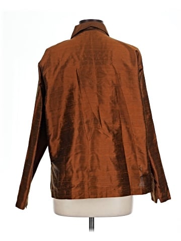 Travelsmith Long Sleeve Silk Top (view 2)