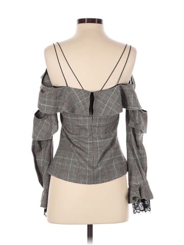 Self-Portrait Long Sleeve Blouse (view 2)