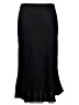 H&M 100% Viscose Solid Black Formal Skirt Size XL - photo 2