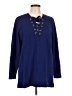 INC International Concepts Blue Pullover Sweater Size L - photo 1