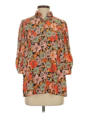 Smythe 3/4 Sleeve Blouse (view 1)