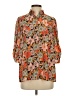 Smythe Paisley Orange 3/4 Sleeve Blouse Size XS - photo 1