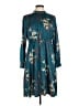 Unbranded Paisley Teal Casual Dress Size M - photo 1