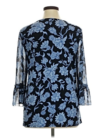 JM Collection 3/4 Sleeve Blouse (view 2)