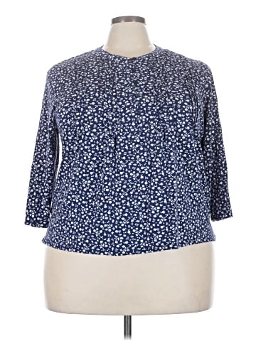Lands' End 3/4 Sleeve Blouse (view 1)