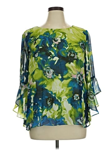 Kasper 3/4 Sleeve Blouse (view 1)